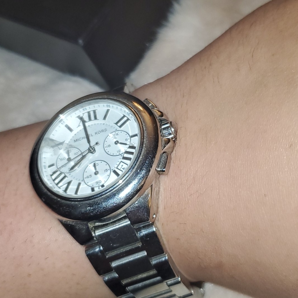 Mk silver watch